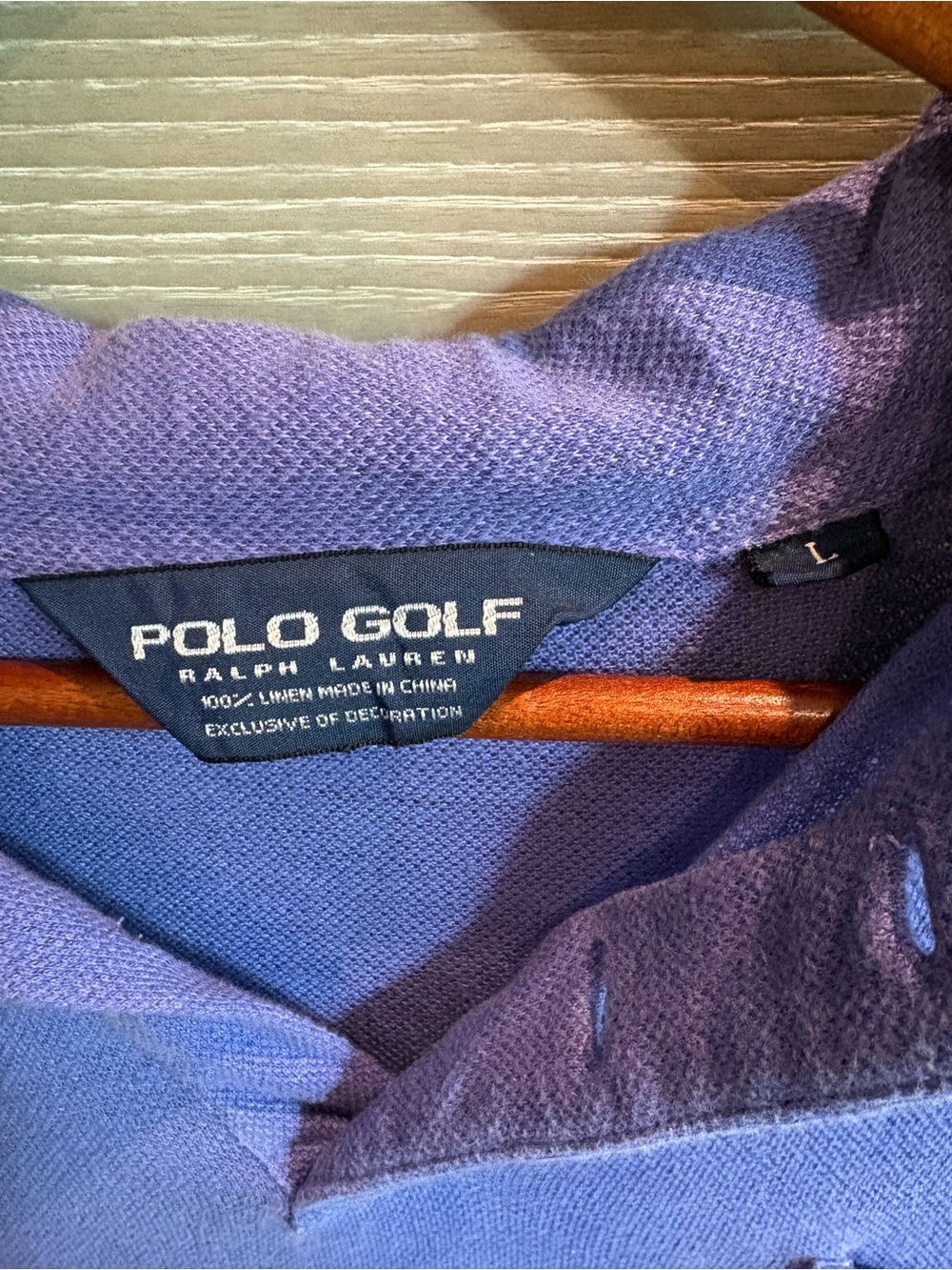 Ralph Lauren POLO GOLF 100% linen golf shirt